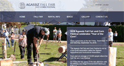 Desktop Screenshot of agassizfallfair.com